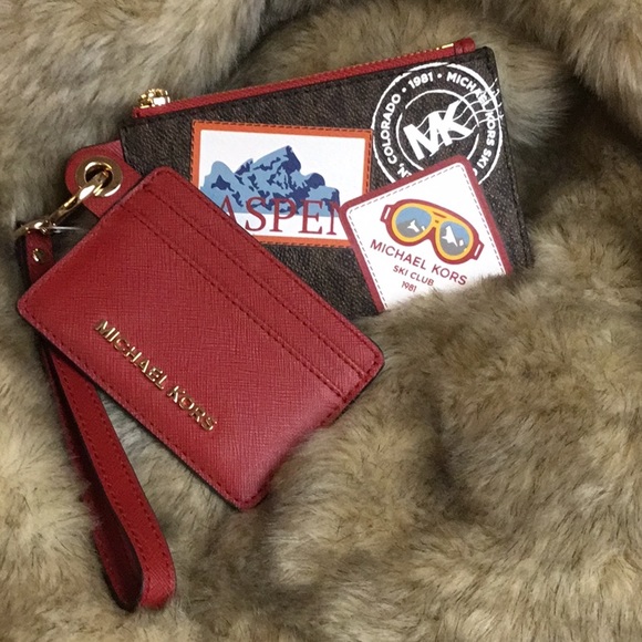 Michael Kors Handbags - MICHAEL KORS ASPEN DUO CARD CASE WALLET